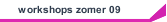 workshops zomer 09